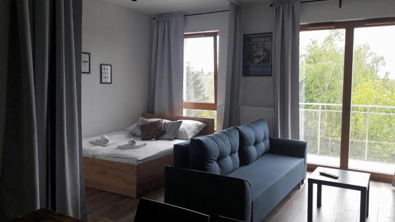 Silver Apartment In Wilanow 华沙 外观 照片